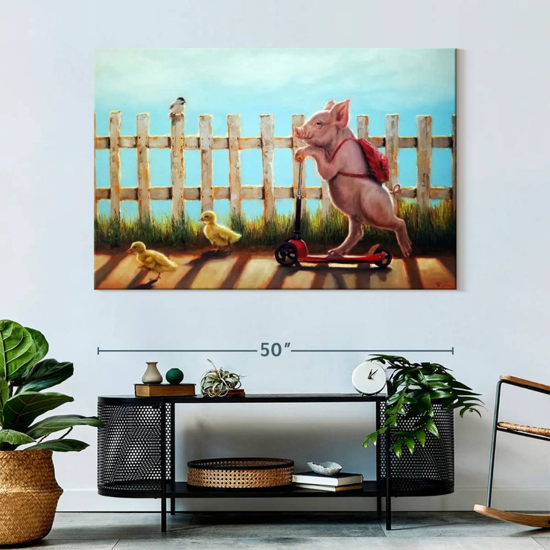 Summer Stroll, 34" H x 51" W
