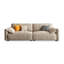 Causeuse-coussin modulaire en polyester ivoire