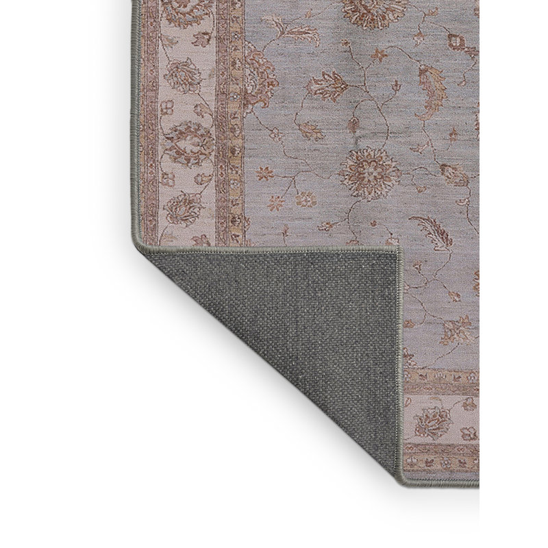 Tapis oriental brun clair / gris Aramazt, Rectangle 8 pi x 12 pi