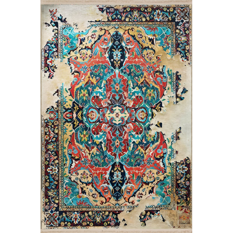 Tapis rectangulaire Xaven, Rectangle 2 pi 8 po x 5 pi