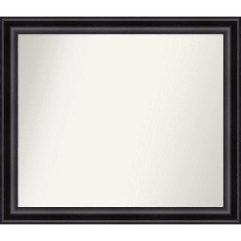 Miroir d'appoint mural en plastique Churchton, 37,75 po x 43,75 po