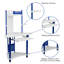 Bureau d'ordinateur en coin avec rehausse Boyden-24678341