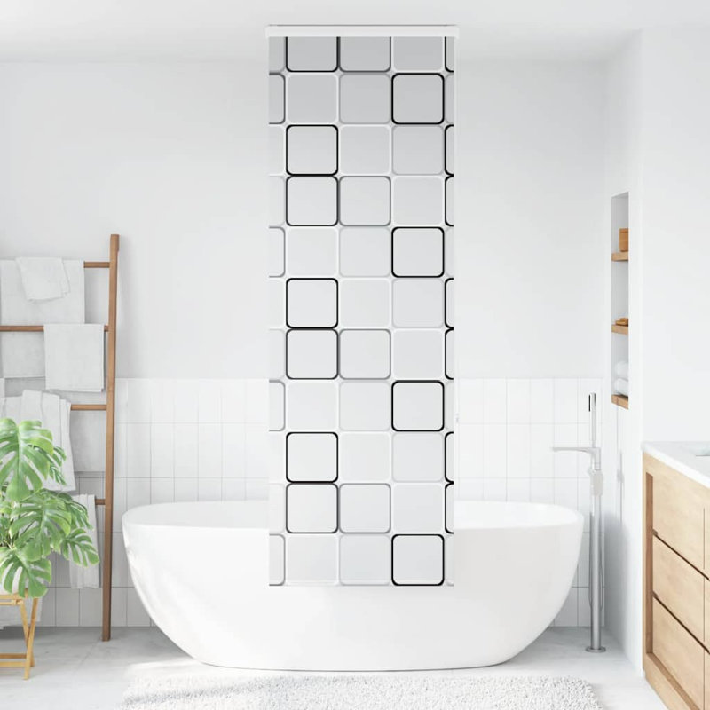 17 Stories Shower Roller Blind With Cassette 150X240 Cm Fabric Width 146 Cm, 60cmW x 240cmL