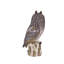 Long Eared Owl on branch | Handcrafted Decorative Bird Statue for Home & Garden | Premium Polyresin, Weather-Resistant Indoor/Outdoor Decor