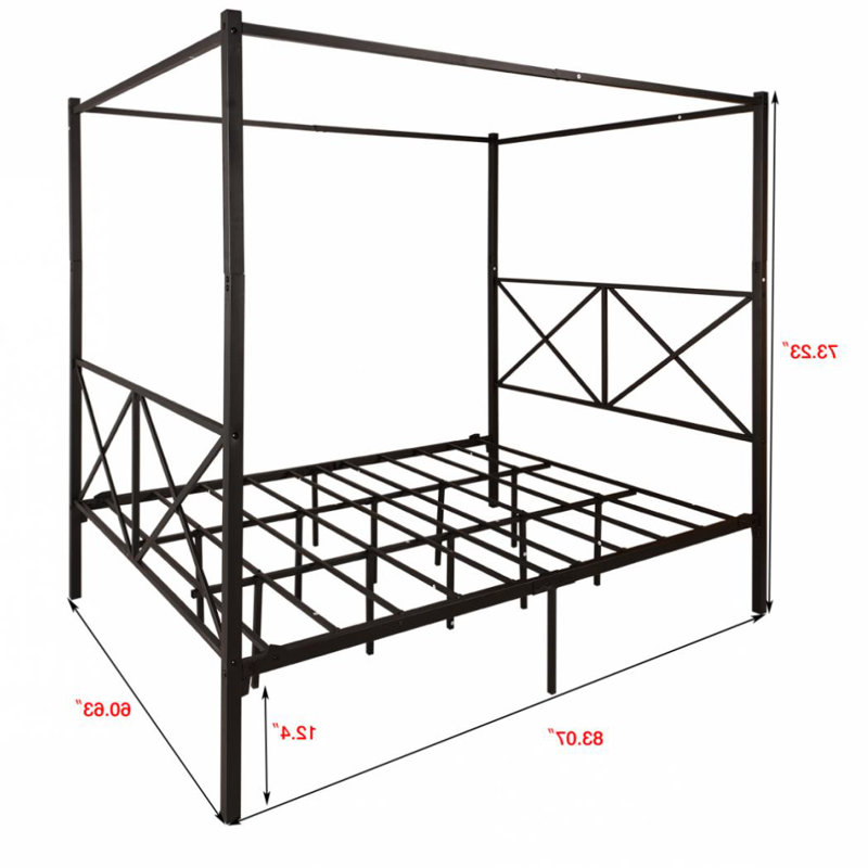 Metal Canopy Bed Frame