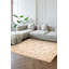 Tapis ivoire / brun en laine noué à la main de conception unique 8 pi 1 po x 10 pi 4 po New Age Beacsfield