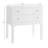 Arezzo 2-drawer Modern Nightstand in White