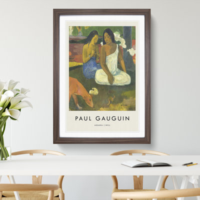 Arearea by Paul Gauguin - Picture Frame Graphic Art