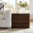 Waynesville Modern 30"W 3-Drawer Oak Wood Fully Assembled Nightstand with Built-In Powerstation and USB-123031973