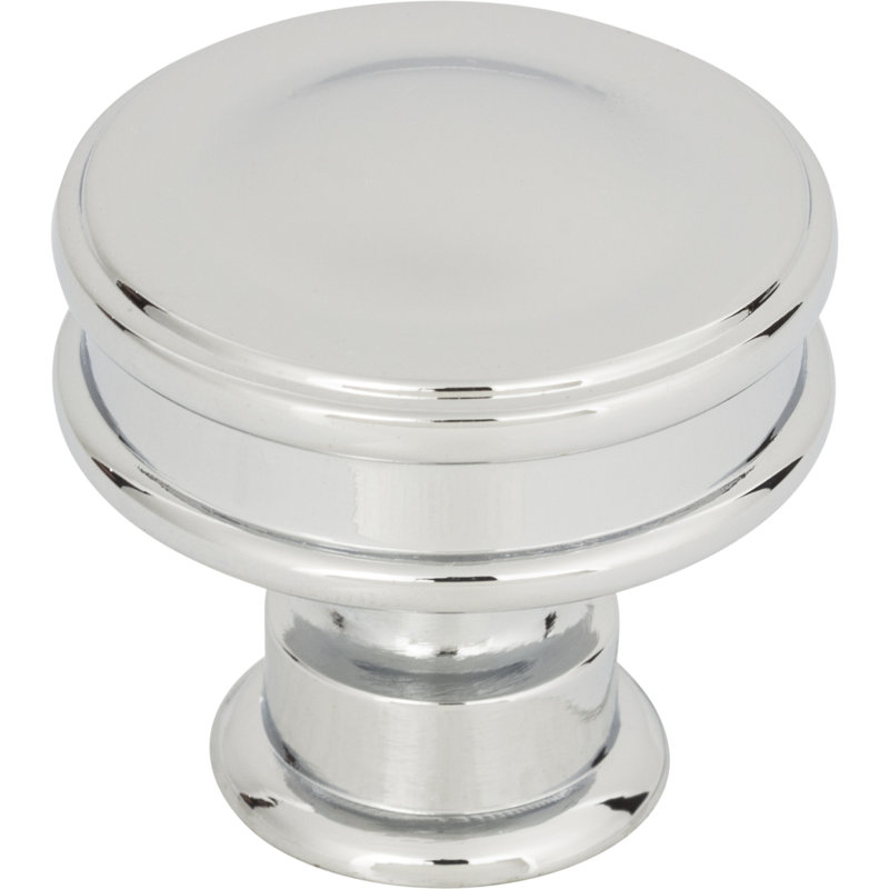 Oskar 1 1/4" Diameter Round Knob, Polished Chrome