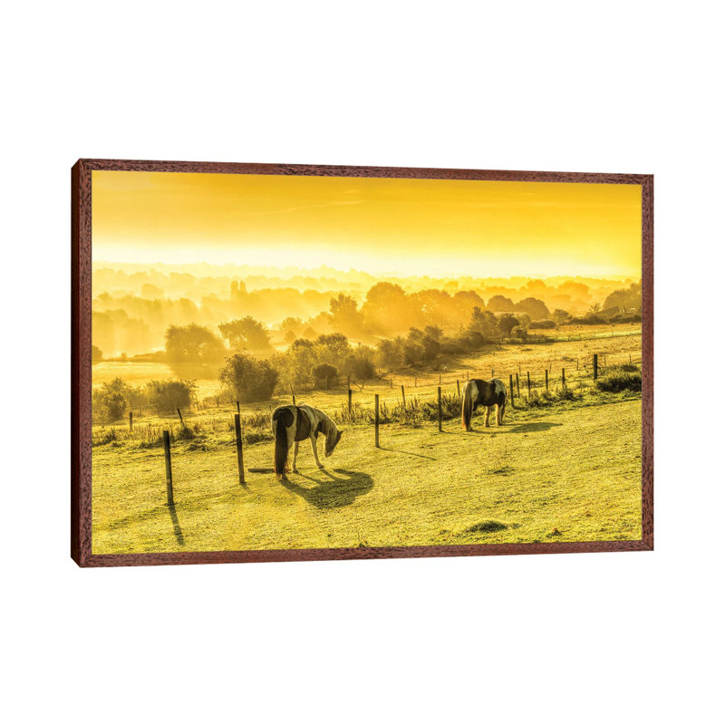 Bemerton Heath by David Gardiner - Print on Canvas, Classic Wood Framed, 66.04 cm H x 45.72 cm W