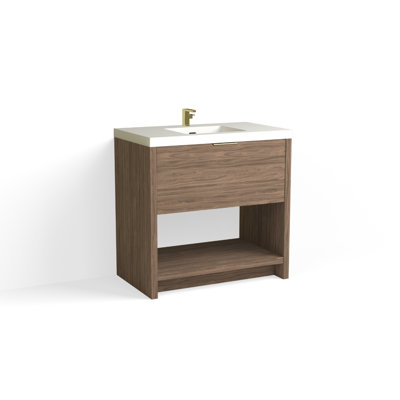 Vista 36" W Freestanding Single Bathroom Vanity