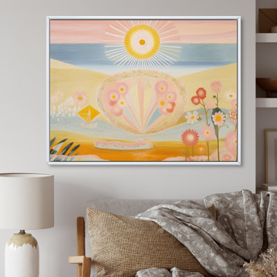 Cosmic Renaissance, Spiritual Illustration I - abstrait, reproduction d'art sur toile