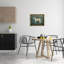 Art mural sur toile flottante encadrée or blanc, "White Horse Bourbon" par Ryan Fowler-878623385-878623387