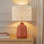 Lampe de table 17,25 po en céramique avec abat-jour floral-1666702428-1666702419
