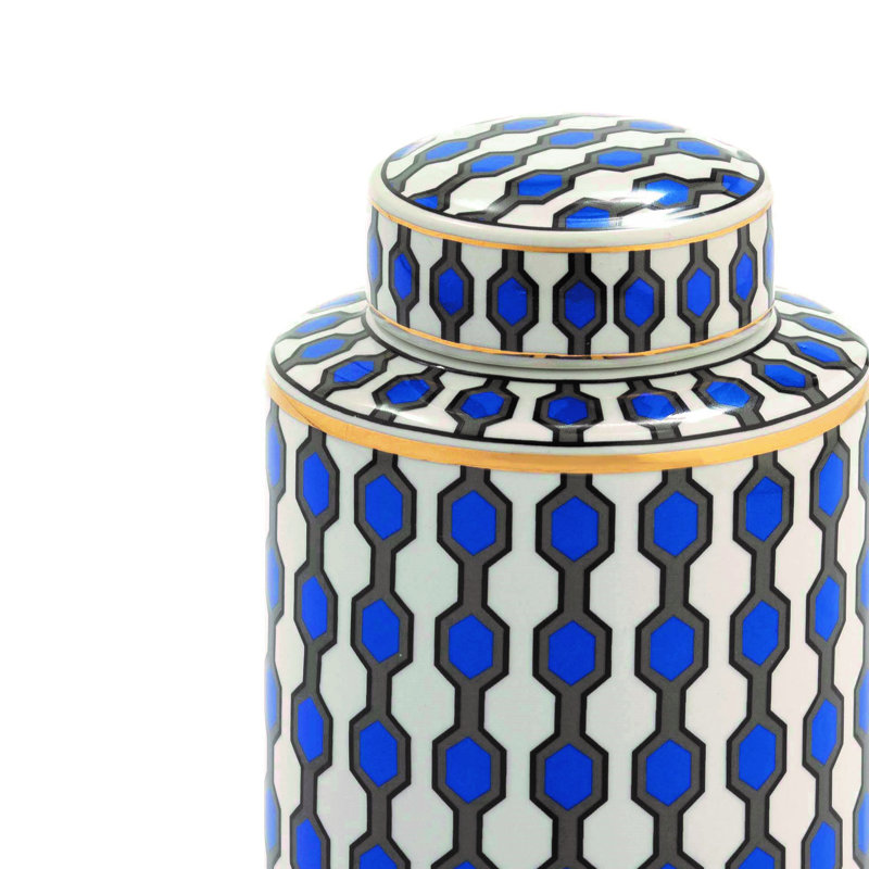 Azriel Handmade Ceramic Ginger Jar