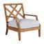 Haley Teak Patio Chair with Cushions-38580634-38580697-70064486