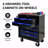 6 Drawers Multifunctional Tool Cart With Wheels