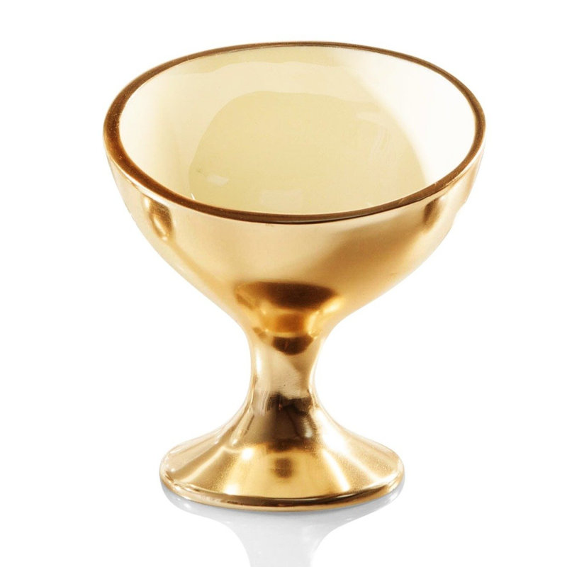 Icecream Cup, Gold/Oyster