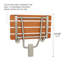 Banc de douche en teck