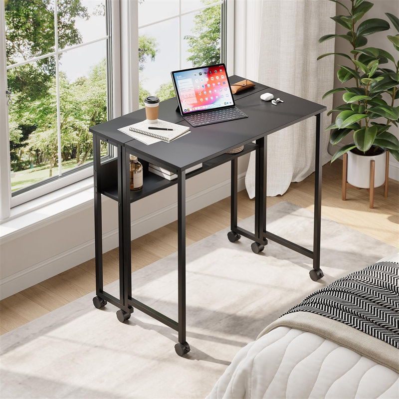 80Cm W Rectangular Computer Desk, Black