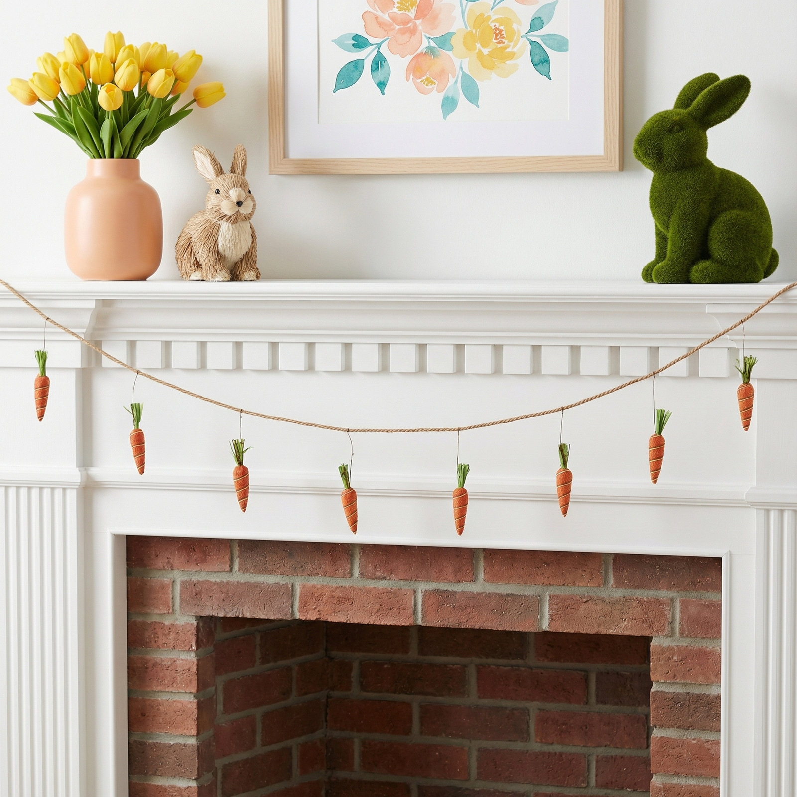 71" Carrot Garland