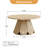 Round Coffee Table With Petal-Shaped Base-1245139129