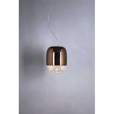 Gong 1 - Light Chrome LED Single Pendant