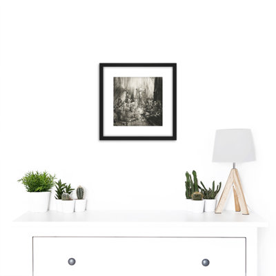 Christ Crucified Between Two Thieves 1 Piece Single Picture Frame Wall Art