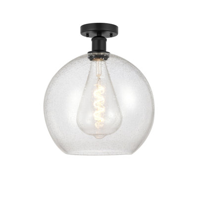 Plafonnier semi-encastré 1 lumière