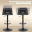 Tabouret de bar réglable, tabouret de bar pivotant à hauteur de comptoir-129783478