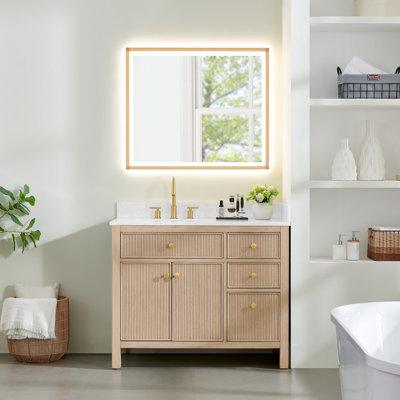 Meuble-lavabo simple 42 po avec miroir Lala