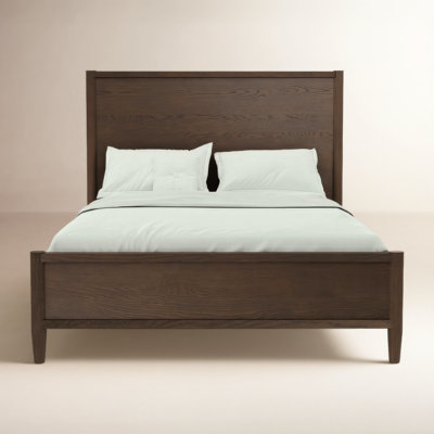 Reece Solid Wood Panel Bed