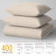 100% Organic Egyptian Cotton Duvet Cover Set – Soft, Breathable Hotel Style Bedding with Secure Zipper Closure-122724930