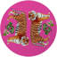 Tiger Seeing Double 16" Vinyl Placemat-118304424