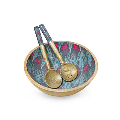 Loon Peak Wood Salad Bowl