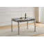 Grande Grey Sintered Stone Extending Dining Table with 6 Monza Grey Velvet Chairs