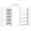 10 Pair Shoe Storage Cabinet-1218304978