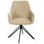 49 cm H Upholstered Faux Leather Full Back Armchair-1258856857