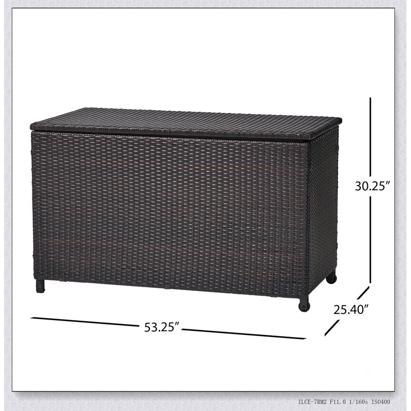 BLAKE WICKER CUSHION BOX