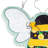 Caleal Fabric Insects Wall Decor