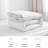 All Season Feather Down Comforter, Soft 100% Cotton Cover Bedding White Comforter-478965444