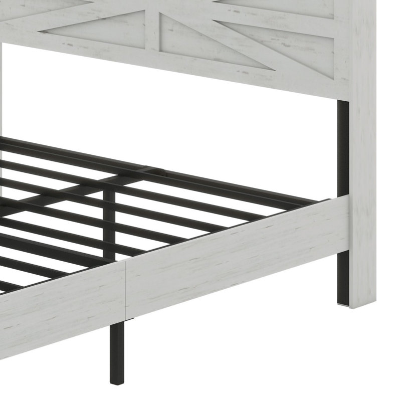Cadre de lit avec lumières DEL et base de lit plateforme avec coussin de charge, avec tête de lit et espace de rangement caché