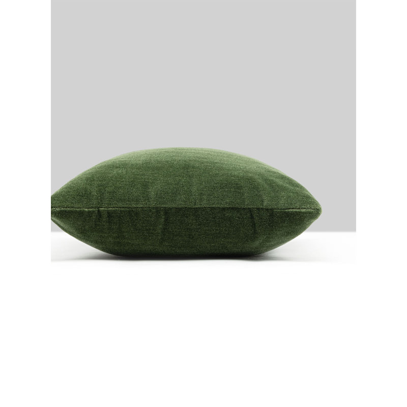 TUDOR VELVET PILLOW, Bottle Green, Rectangle - 22"H x 14"W
