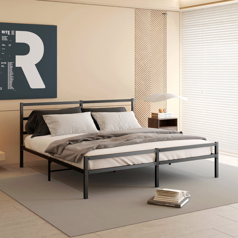 Hae Metal Slat Bed, King