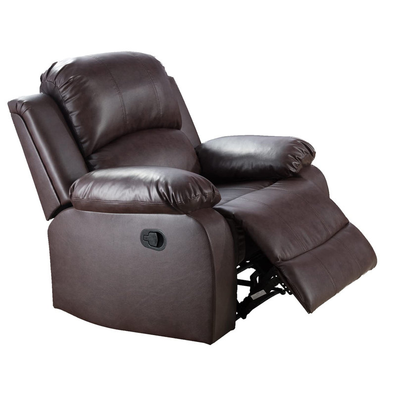 Fauteuil inclinable Pu et Pvc, Brown