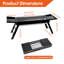 Barbecue au charbon pliable avec tablette latérale, barbecue en acier inoxydable de table portable facile à installer pour le camping