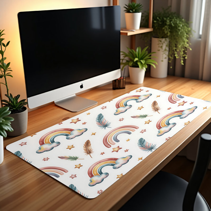 Polyester Desk Pad, 31.5x15.5