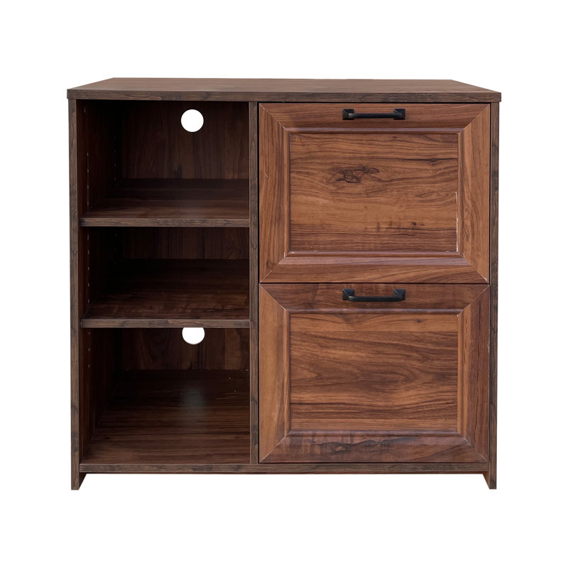 Hitchin 2-Drawer Lateral Filing Cabinet, Walnut