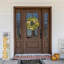 Couronne de tournesol artificielle 24 po beige
